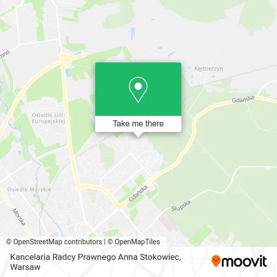 Kancelaria Radcy Prawnego Anna Stokowiec map