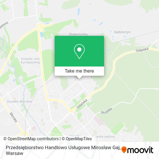 Przedsiębiorstwo Handlowo Usługowe Mirosław Gaj map