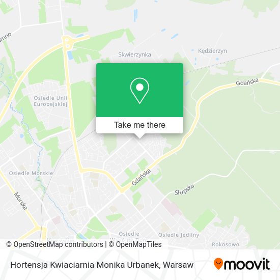 Hortensja Kwiaciarnia Monika Urbanek map