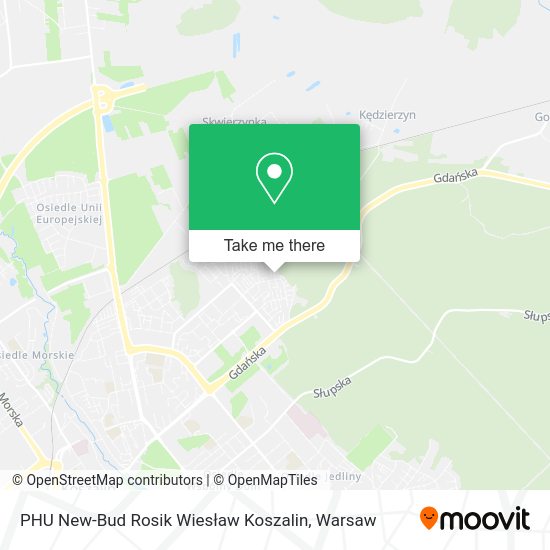 PHU New-Bud Rosik Wiesław Koszalin map