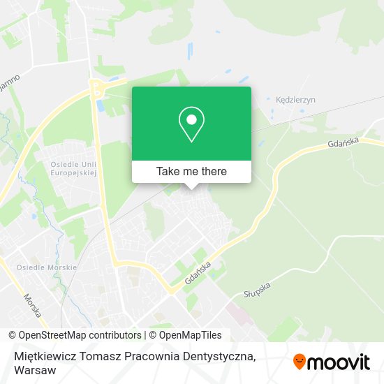 Miętkiewicz Tomasz Pracownia Dentystyczna map