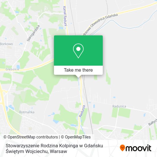 Stowarzyszenie Rodzina Kolpinga w Gdańsku Świętym Wojciechu map