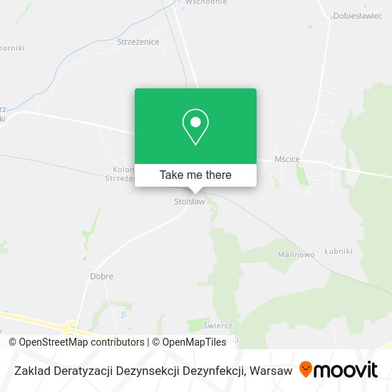 Zaklad Deratyzacji Dezynsekcji Dezynfekcji map