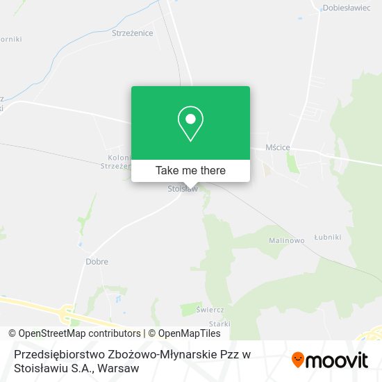 Przedsiębiorstwo Zbożowo-Młynarskie Pzz w Stoisławiu S.A. map