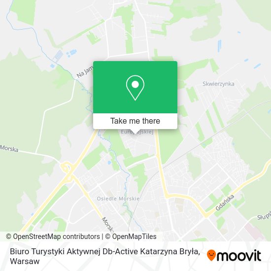 Biuro Turystyki Aktywnej Db-Active Katarzyna Bryła map