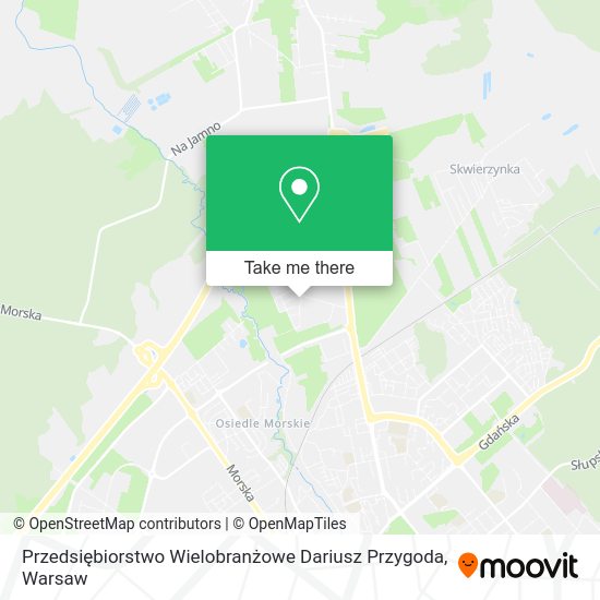 Przedsiębiorstwo Wielobranżowe Dariusz Przygoda map