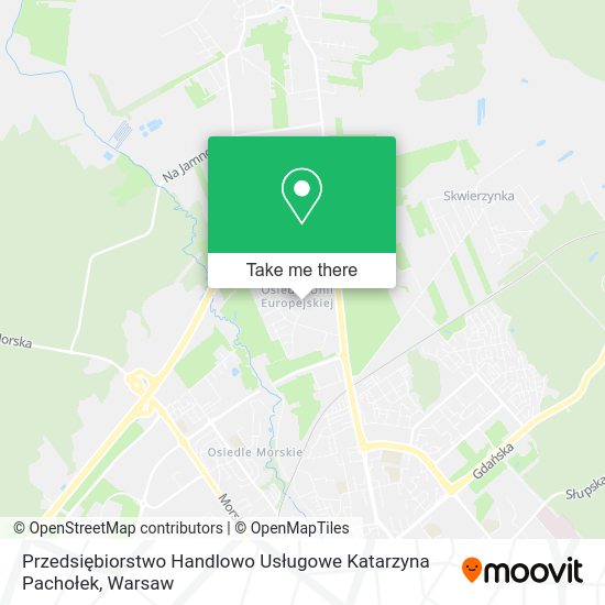 Przedsiębiorstwo Handlowo Usługowe Katarzyna Pachołek map