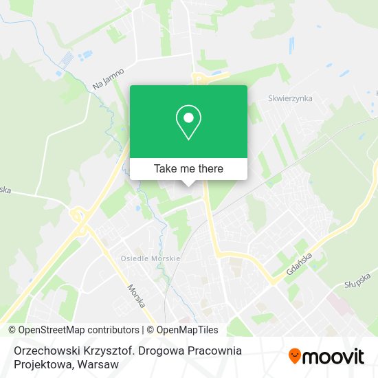 Orzechowski Krzysztof. Drogowa Pracownia Projektowa map