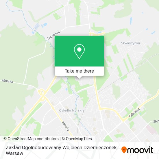 Zakład Ogólnobudowlany Wojciech Dziemieszonek map