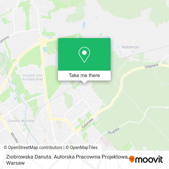 Ziobrowska Danuta. Autorska Pracownia Projektowa map