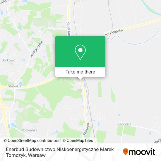 Enerbud Budownictwo Niskoenergetyczne Marek Tomczyk map