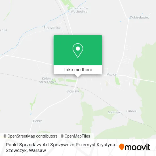 Карта Punkt Sprzedazy Art Spozywczo Przemysl Krystyna Szewczyk