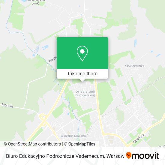 Biuro Edukacyjno Podroznicze Vademecum map