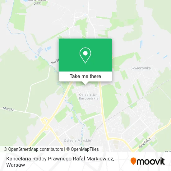 Kancelaria Radcy Prawnego Rafał Markiewicz map