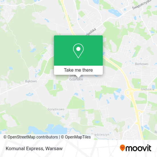 Карта Komunal Express
