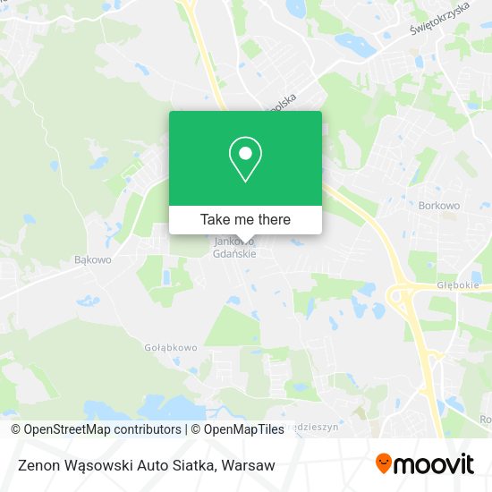 Zenon Wąsowski Auto Siatka map