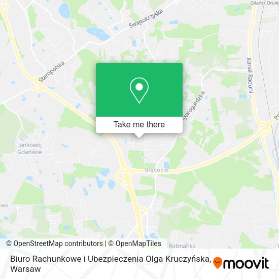 Biuro Rachunkowe i Ubezpieczenia Olga Kruczyńska map