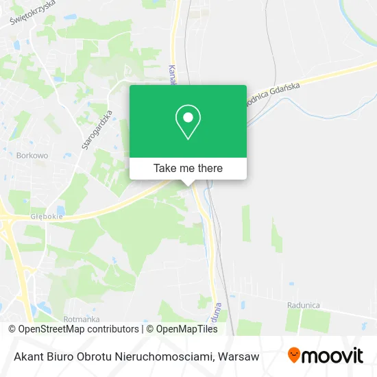 Akant Biuro Obrotu Nieruchomosciami map