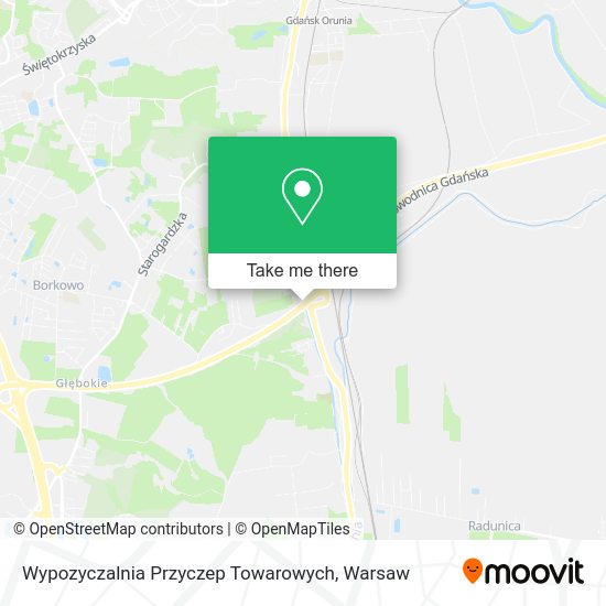 Wypozyczalnia Przyczep Towarowych map