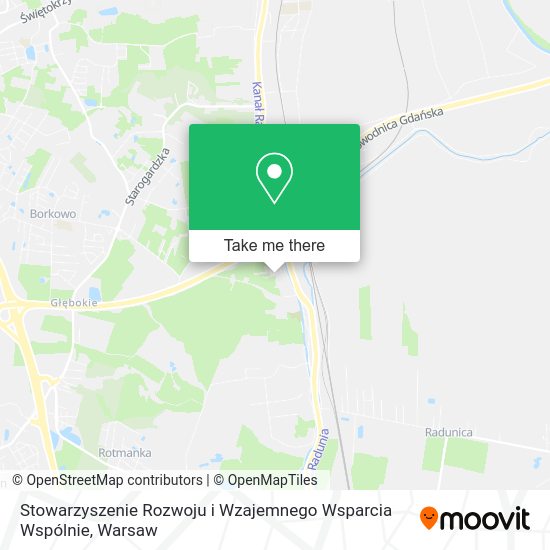 Stowarzyszenie Rozwoju i Wzajemnego Wsparcia Wspólnie map