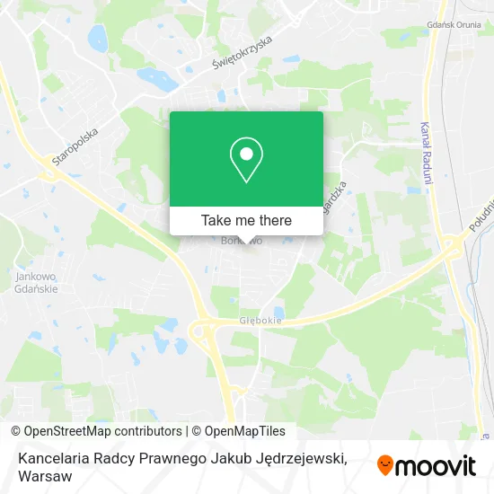 Карта Kancelaria Radcy Prawnego Jakub Jędrzejewski