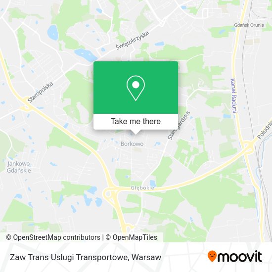 Zaw Trans Uslugi Transportowe map