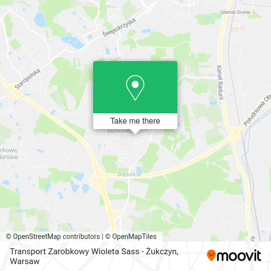 Карта Transport Zarobkowy Wioleta Sass - Żukczyn