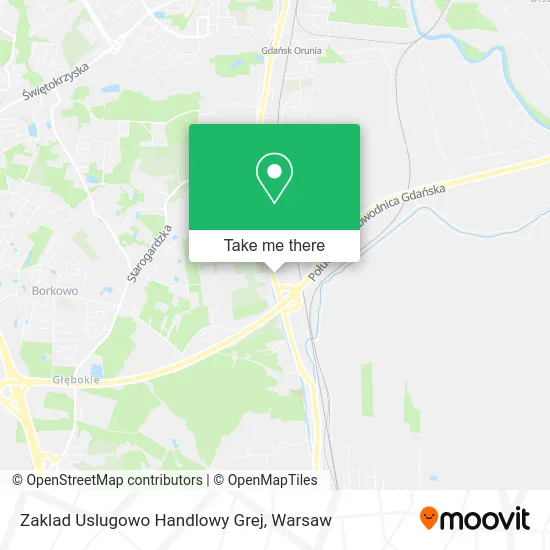 Карта Zaklad Uslugowo Handlowy Grej