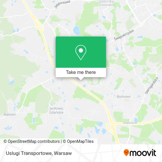 Uslugi Transportowe map