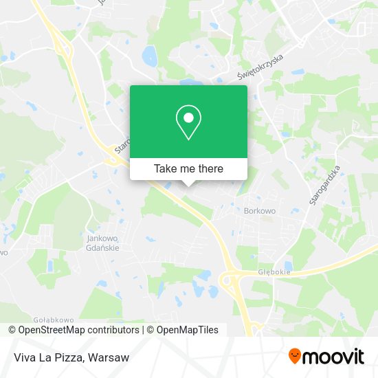 Viva La Pizza map