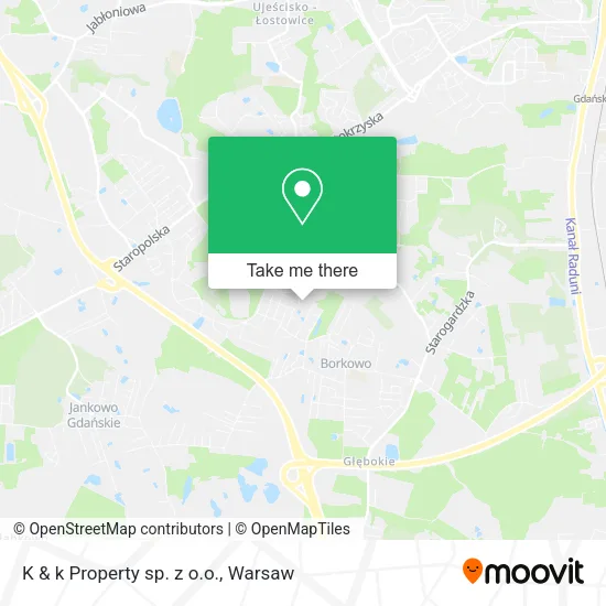 Карта K & k Property sp. z o.o.