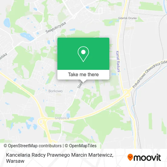 Kancelaria Radcy Prawnego Marcin Martewicz map