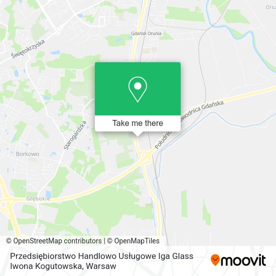 Przedsiębiorstwo Handlowo Usługowe Iga Glass Iwona Kogutowska map