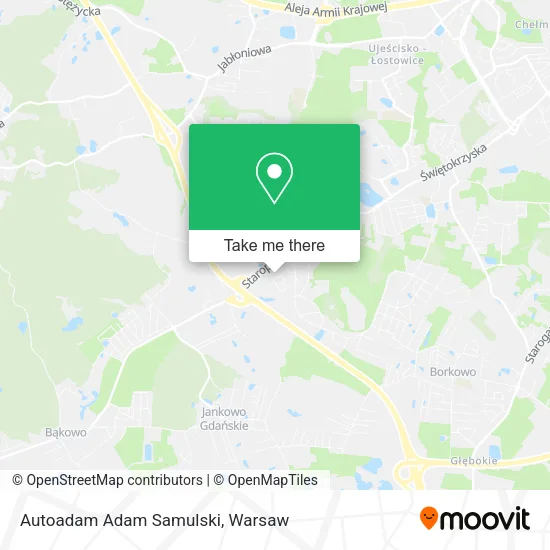 Карта Autoadam Adam Samulski