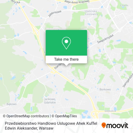 Przedsiebiorstwo Handlowo Uslugowe Ahek Kuffel Edwin Aleksander map