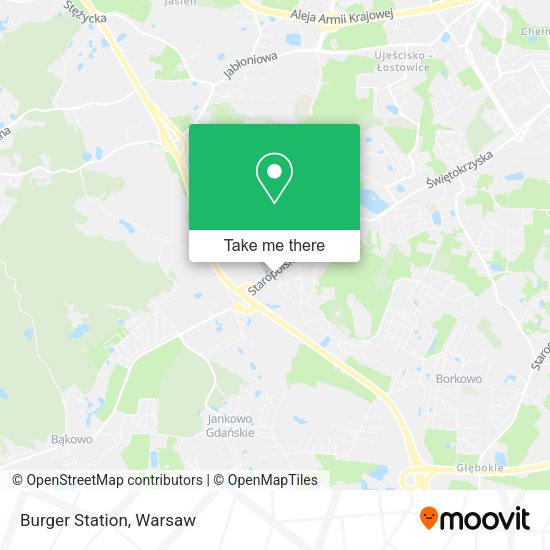 Burger Station map