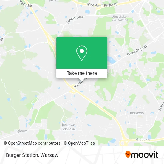 Карта Burger Station