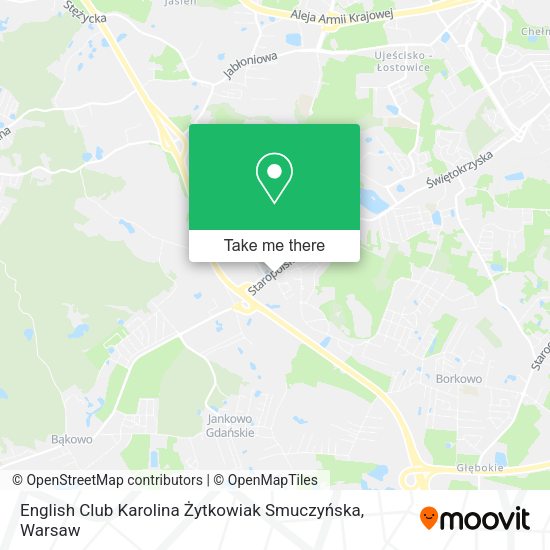 English Club Karolina Żytkowiak Smuczyńska map