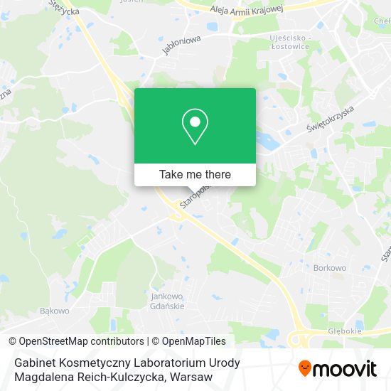 Gabinet Kosmetyczny Laboratorium Urody Magdalena Reich-Kulczycka map