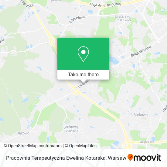 Карта Pracownia Terapeutyczna Ewelina Kotarska