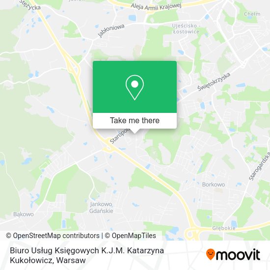 Biuro Usług Księgowych K.J.M. Katarzyna Kukołowicz map