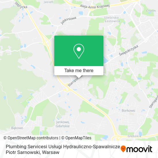 Plumbing Servicesi Usługi Hydrauliczno-Spawalnicze Piotr Sarnowski map