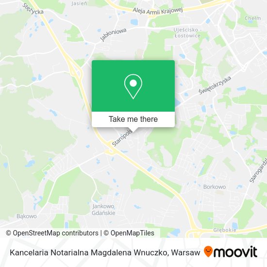 Kancelaria Notarialna Magdalena Wnuczko map