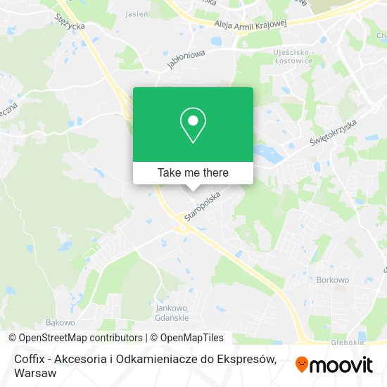 Coffix - Akcesoria i Odkamieniacze do Ekspresów map