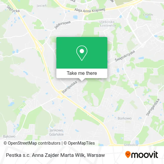 Карта Pestka s.c. Anna Zajder Marta Wilk