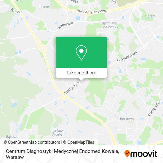 Centrum Diagnostyki Medycznej Endomed Kowale map