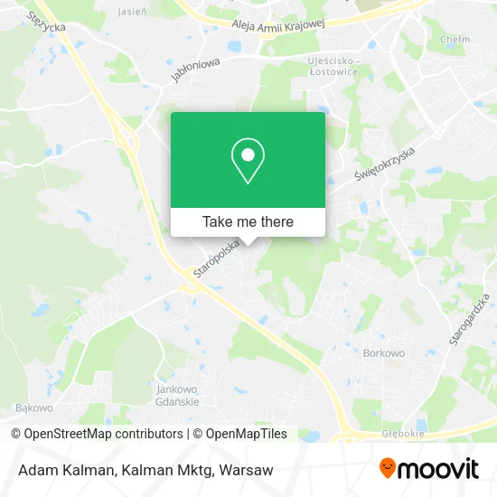 Карта Adam Kalman, Kalman Mktg
