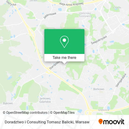 Карта Doradztwo i Consulting Tomasz Balicki