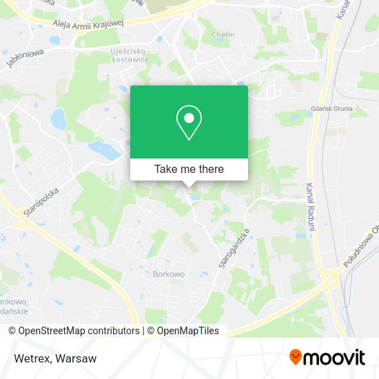 Wetrex map