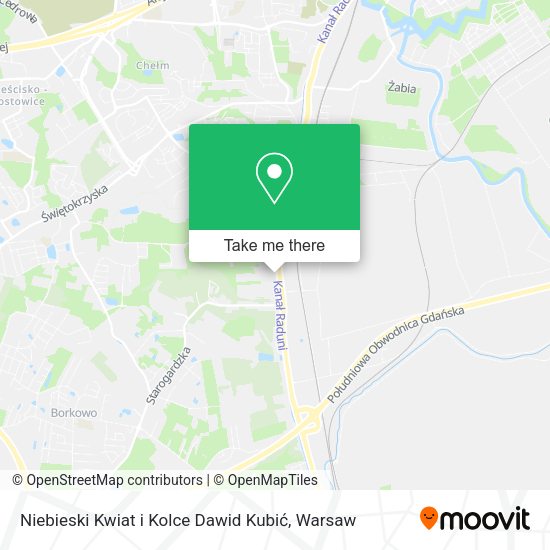 Niebieski Kwiat i Kolce Dawid Kubić map